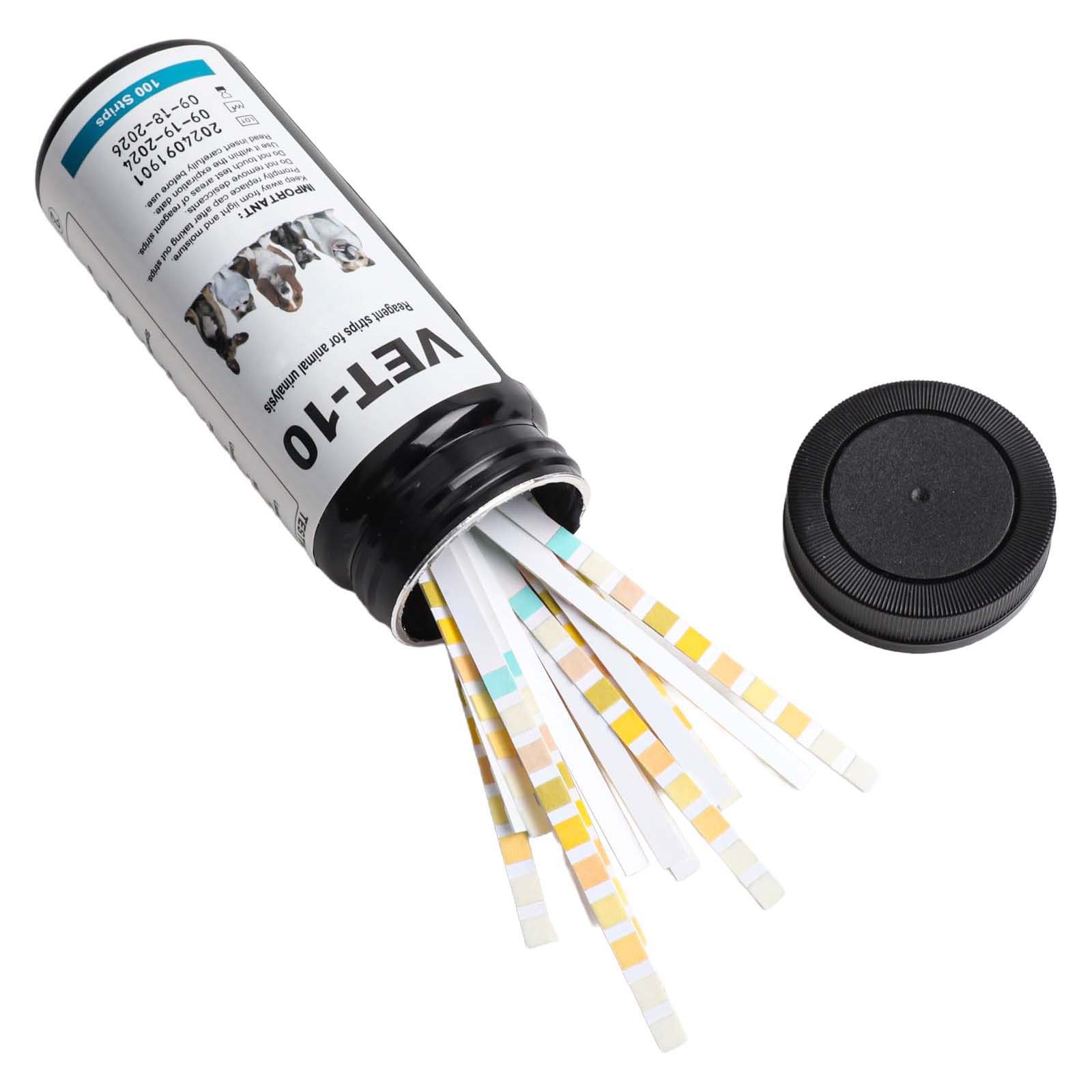 Urine Test Strip Urinalysis Test 100 Counts Creatinine Calcium Protein