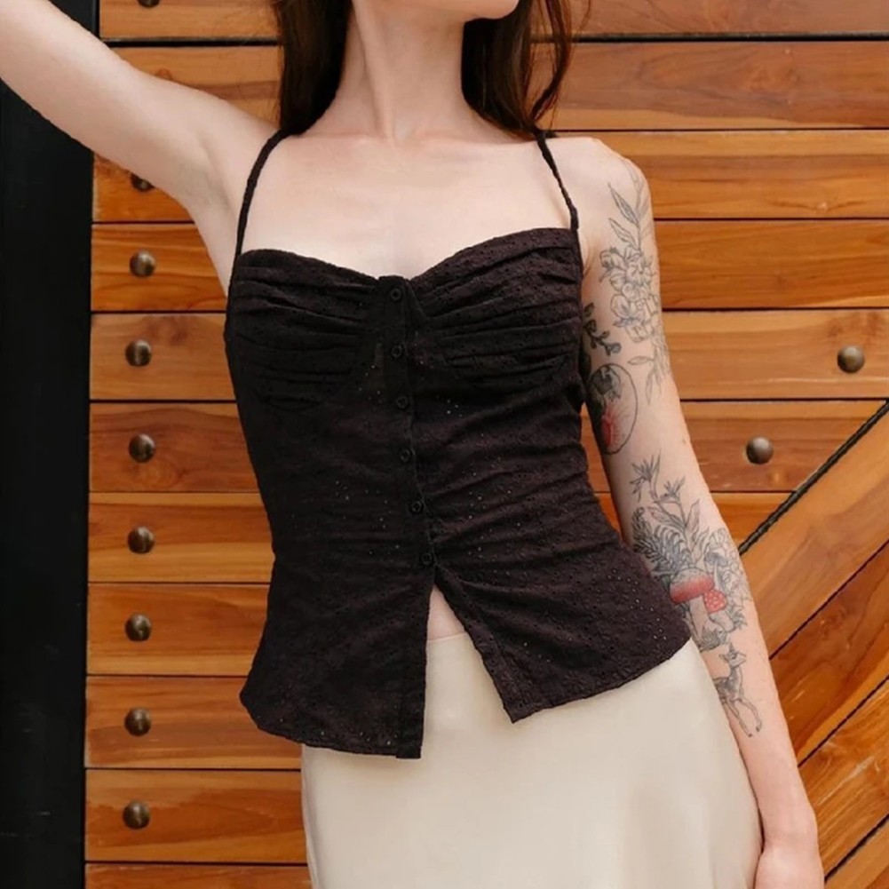 Casual Womens Spaghetti Strap Vest Perfect for Spring and Summer Outings - Picture 19 of 33