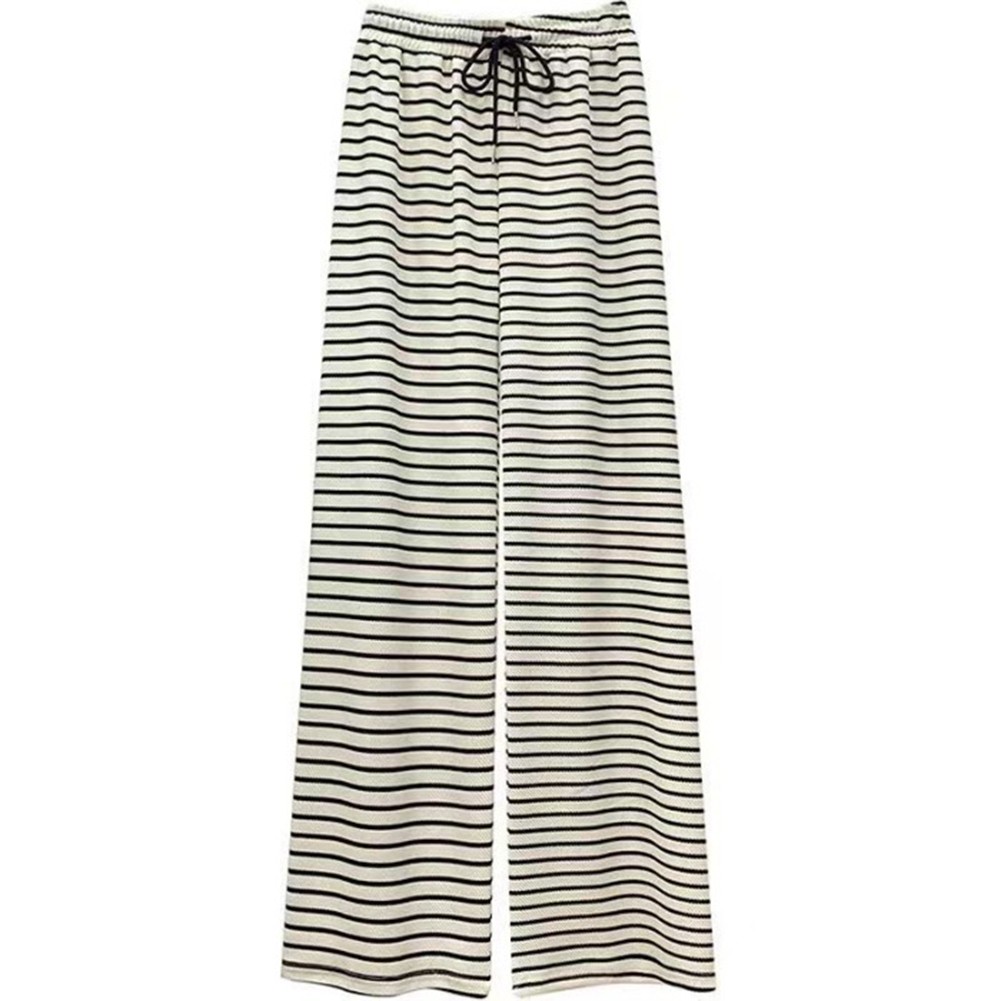 Loose Casual Pants with Stripe Pattern for Women Great for Spring Fashion - Picture 9 of 11