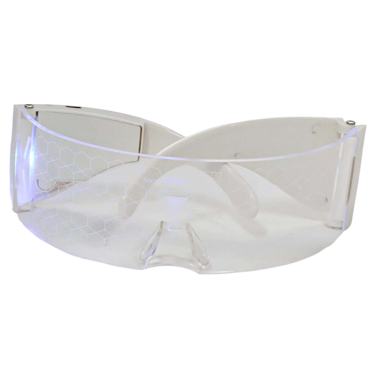 Transparent Acrylic LED Glasses Ideal for Halloween and Costume Events - Picture 18 of 27