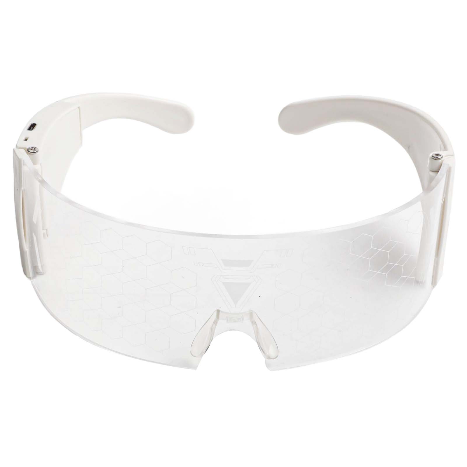 Transparent Acrylic LED Glasses Ideal for Halloween and Costume Events - Picture 22 of 27