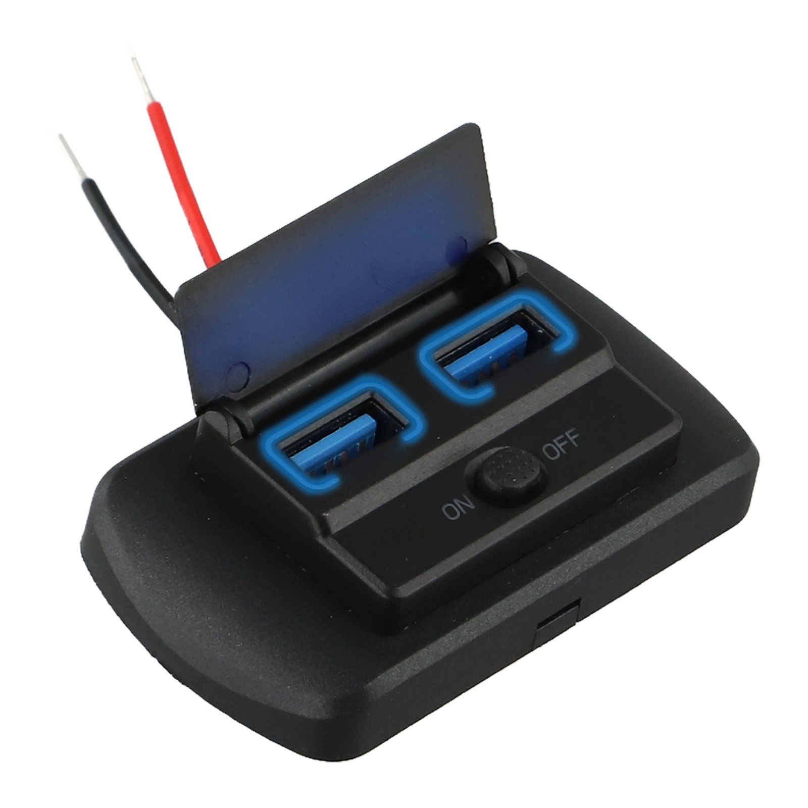 Support Panneau Chargeur Voiture USB 12V Design Élégant avec Double Options de - Photo 20 sur 40