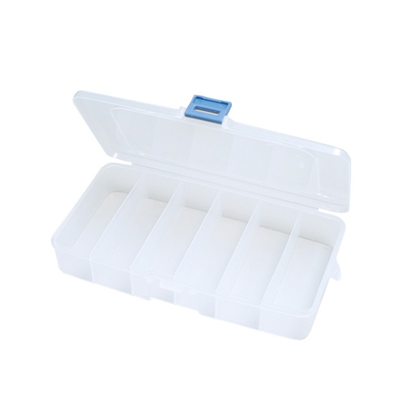 Lightweight Clear Organizer Box with Multiple Compartments for Small Items - Picture 37 of 38
