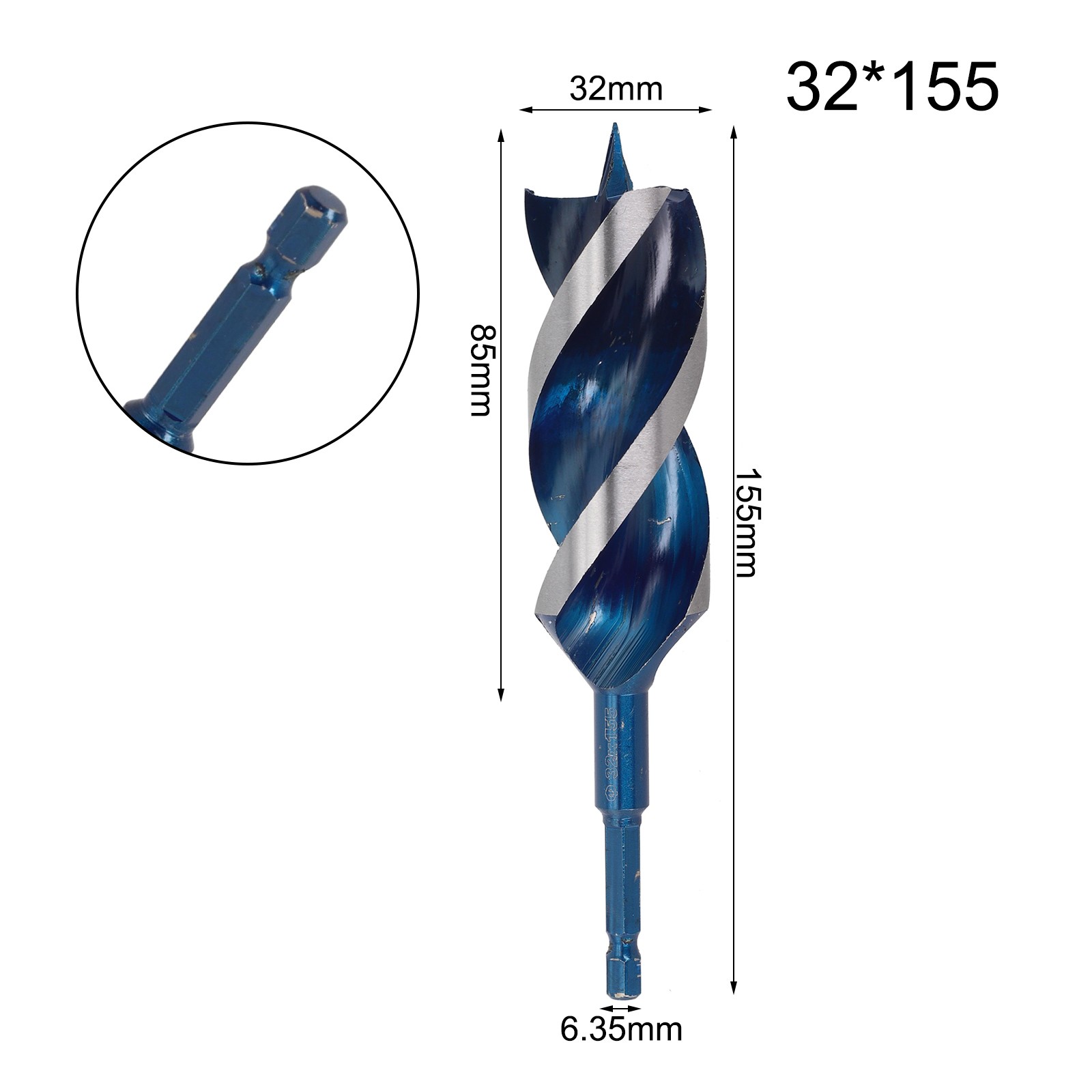 Auger Drill Bit 3 Slot Drill Bit Drilling Operations Precise Hole Positioning - Bild 46 von 50
