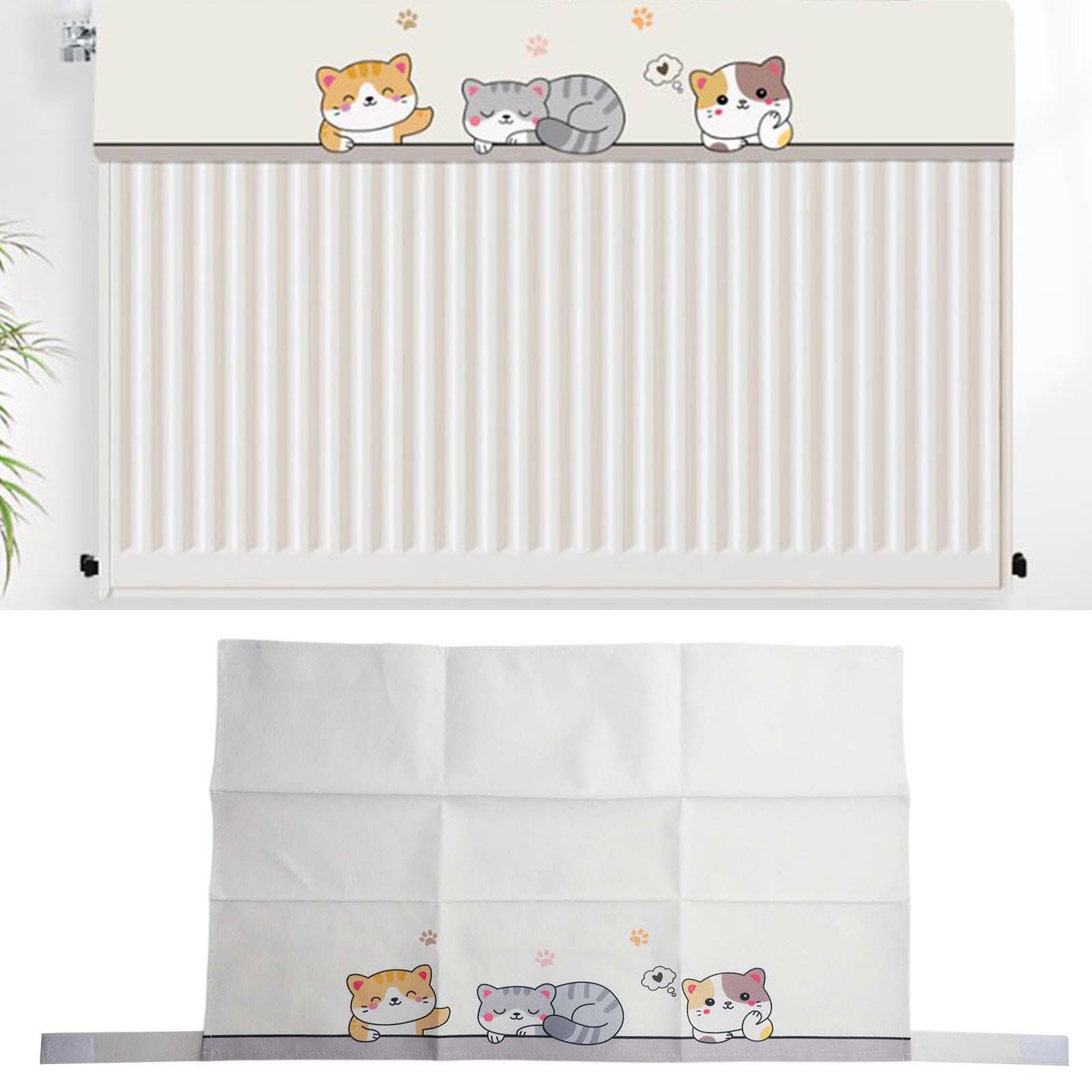 Adorable Cat Patterned Radiator Shield to Keep Your Home Clean and Warm