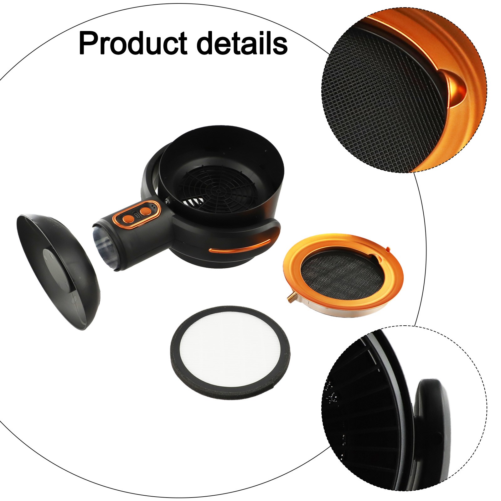 Easily Manage Smoke with this Portable Two Speed USB Kitchen Exhaust Fan - Picture 15 of 35