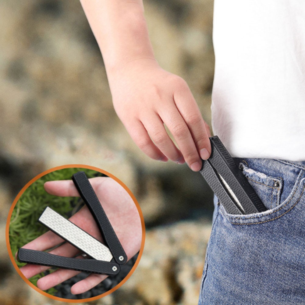 Easily Maintain Your Tools with this Convenient Double Sided Sharpener Set