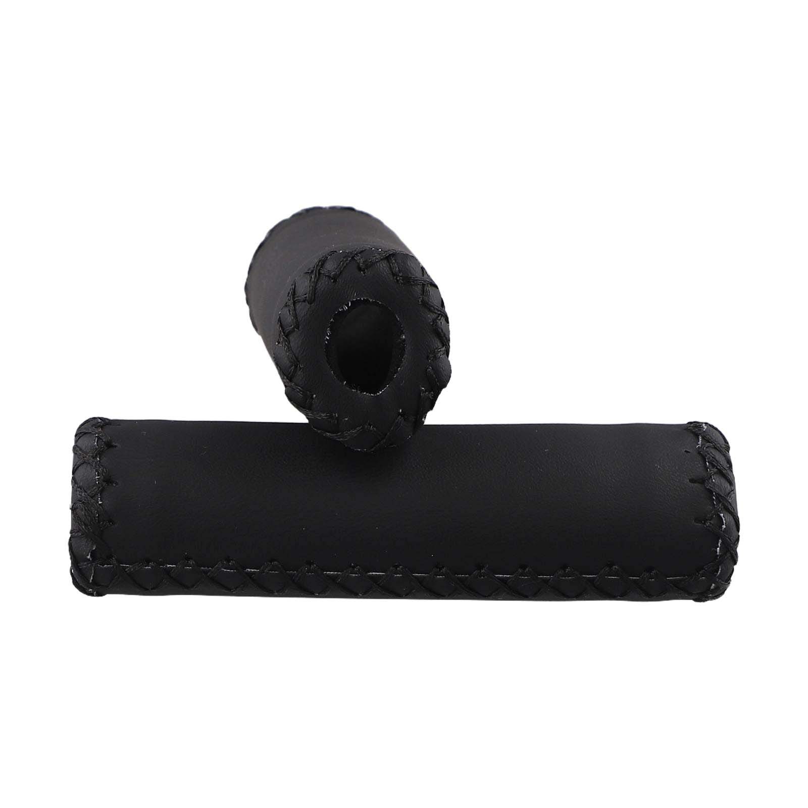 Bike Grip Leather Retro Shock-absorbing Vintage Artificial Leather New