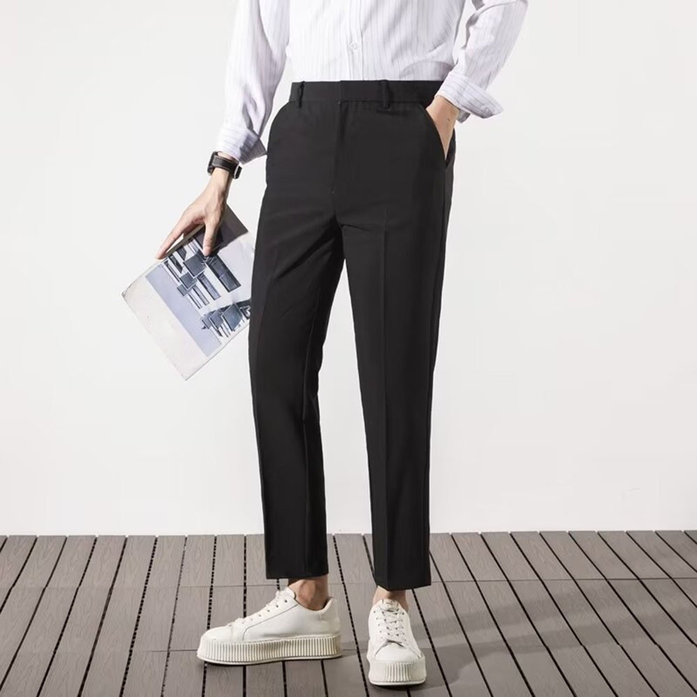 Casual Yet Classy Men's Slim Straight Pant Stylish Everyday Essentials - Picture 13 of 75