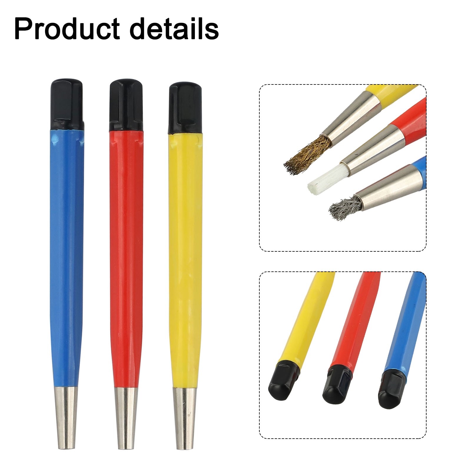 Customizable Pack of Rust Removal Brushes for Effective Watch Care Tools