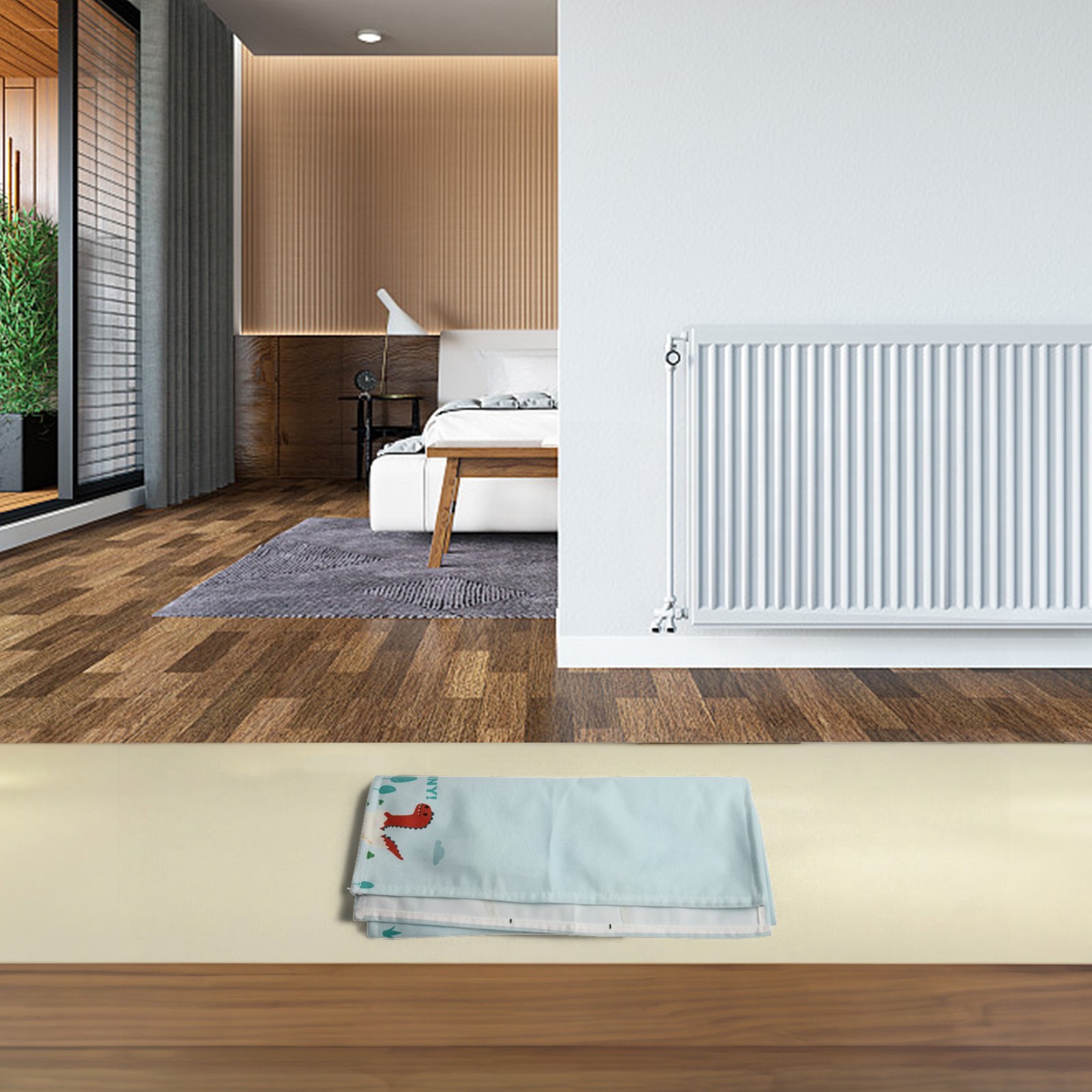 STYLISH RADIATOR COVER with Soft Fabric for Dust Protection and ...