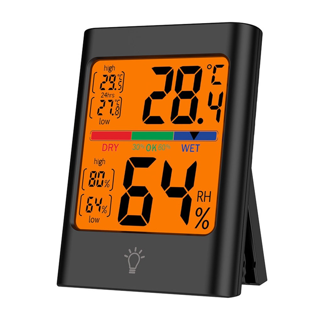 Indoor Temperature and Humidity Monitor with Backlit Display and Magnet - Picture 18 of 22