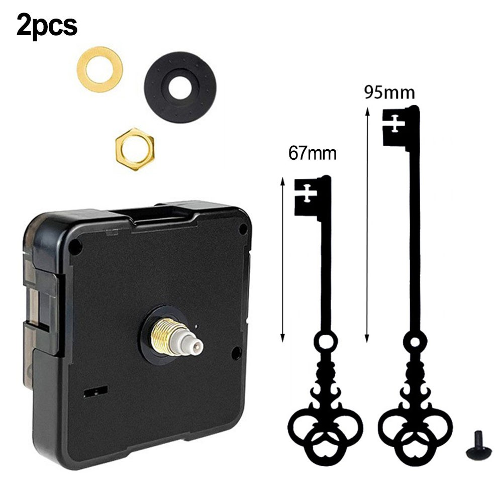 Home Decor Quartz Clock Movement Kit 2PCS 3PCS for Creative DIY Crafting Ideas