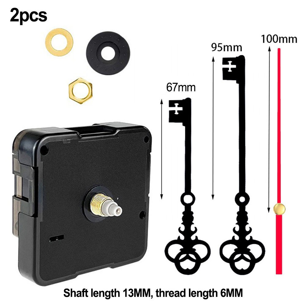 Home Decor Quartz Clock Movement Kit 2PCS 3PCS for Creative DIY Crafting Ideas