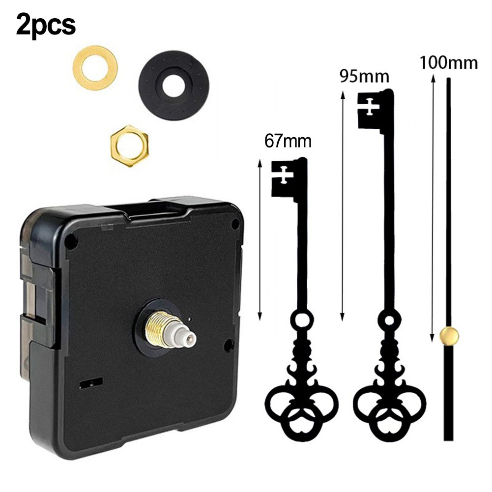 Home Decor Quartz Clock Movement Kit 2PCS 3PCS for Creative DIY Crafting Ideas