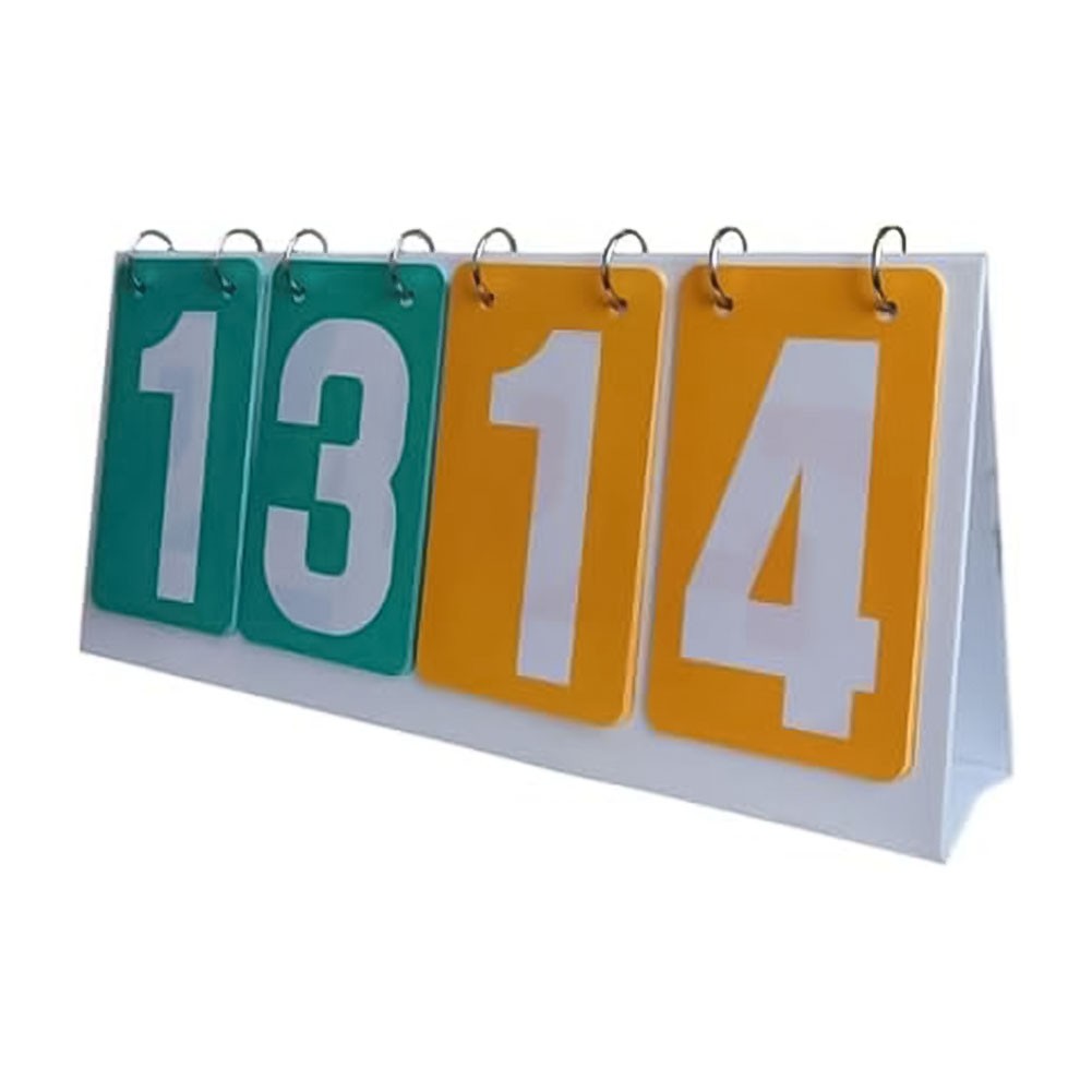 Multi Game Table Top Scoreboard Flipper Lightweight Plastic Construction - Picture 16 of 20