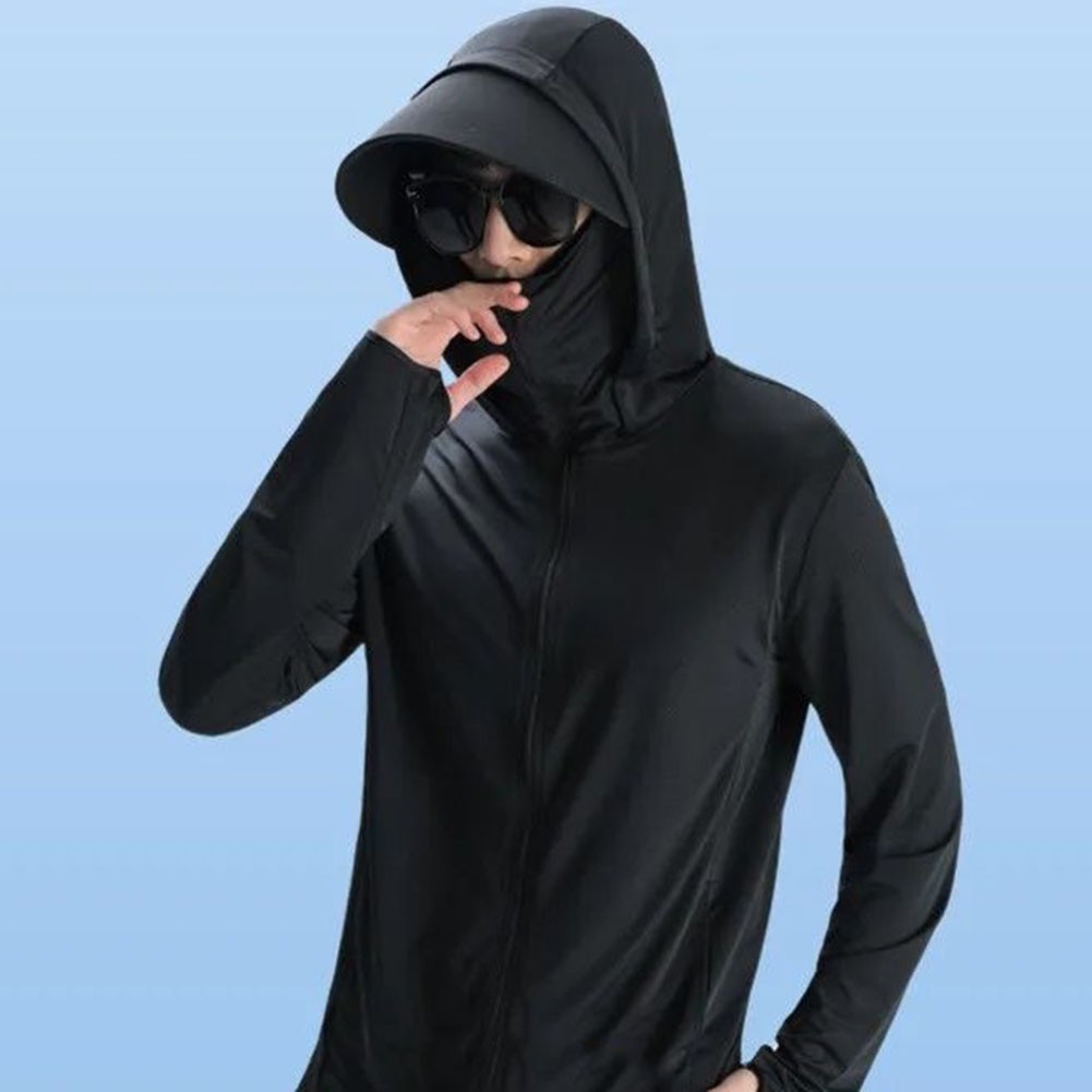 Mens Casual Ice Silk Jacket Lightweight Sun Protection for All Seasons - Picture 17 of 42