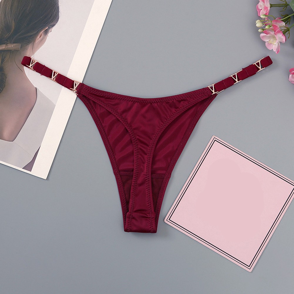 Low Waist Thong Panties for Women New Stylish Lingerie with Quick Dry Fabric - Picture 13 of 16