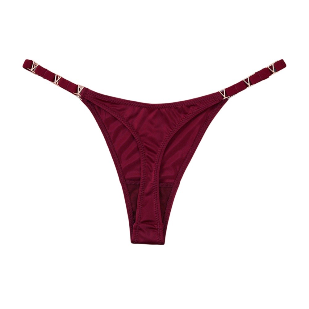 Low Waist Thong Panties for Women New Stylish Lingerie with Quick Dry Fabric - Picture 14 of 16