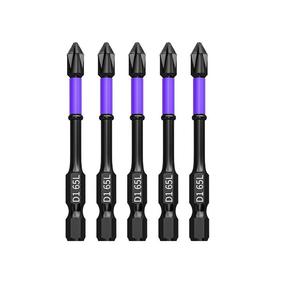 5pcs Batch Head Alloy Steel Black Cross Hand Tool Magnetic Non-slip New - Picture 25 of 37