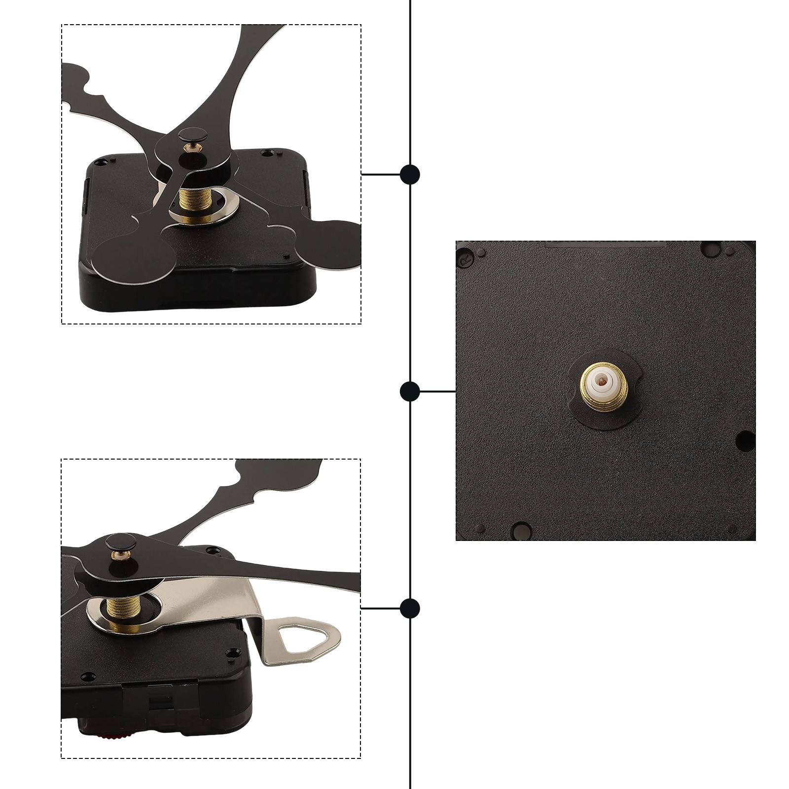 Acrylic Design Elements for Custom Silent Wall Clocks with Quartz Timing