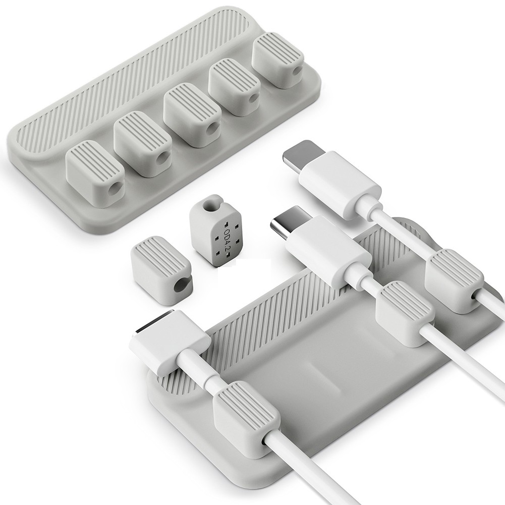 Magnetic Cable Organiser Clips for Tidy Desktop and Workspace Solutions - Picture 14 of 19
