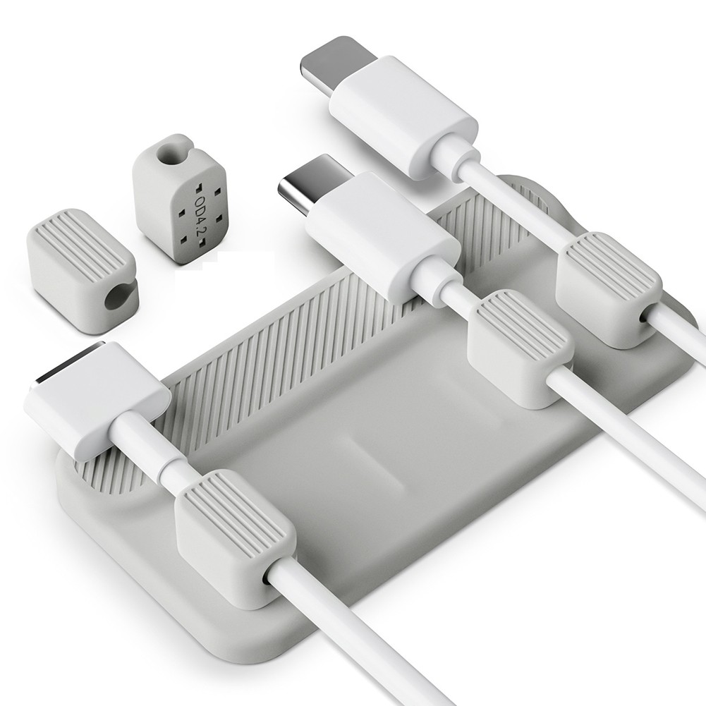 Magnetic Cable Organiser Clips for Tidy Desktop and Workspace Solutions - Picture 13 of 19