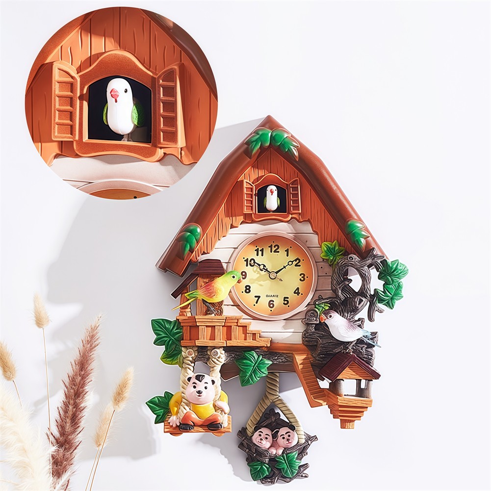 Orologio da parete a cucù design sofisticato migliora l'atmosfera domestica - Foto 21 di 24