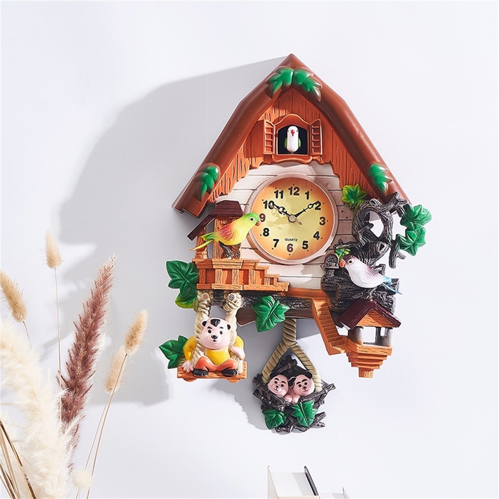 Orologio da parete a cucù design sofisticato migliora l'atmosfera domestica - Foto 19 di 24