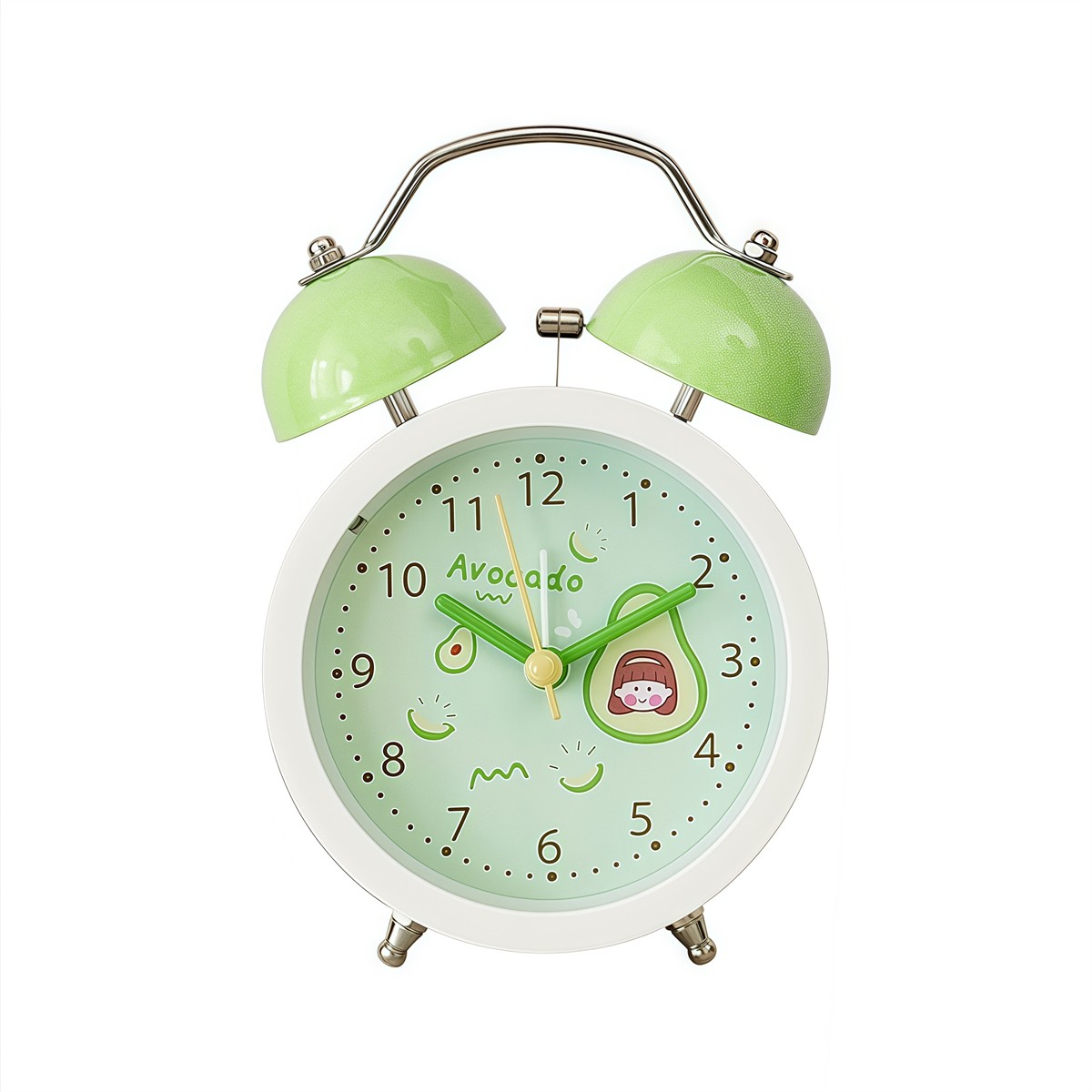 Compact Size Twin Bell Alarm Clock Suitable for Any Desk or Nightstand