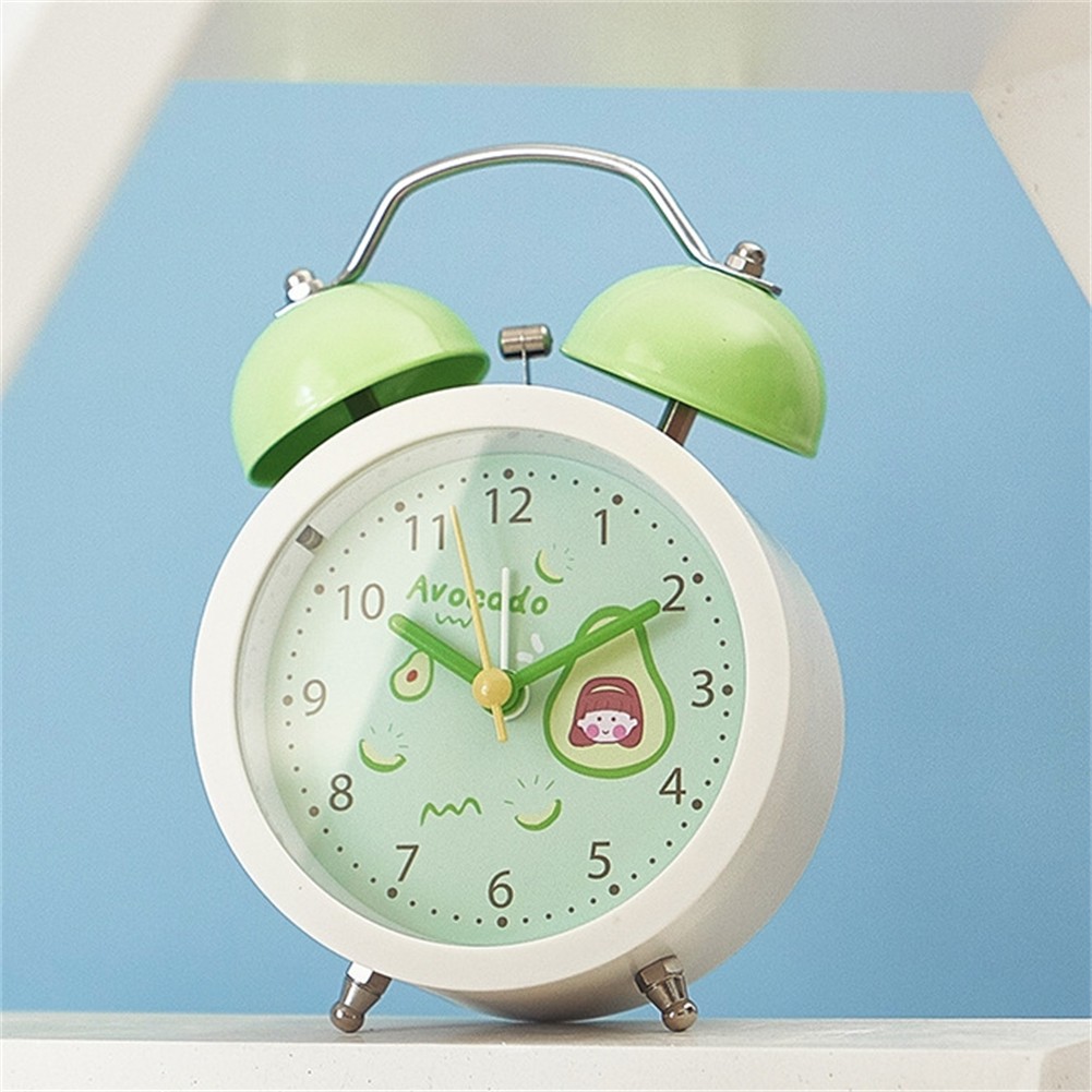 Réveil innovant sans tic-tac double cloche conçu pour boutiques favoriser une montée pr