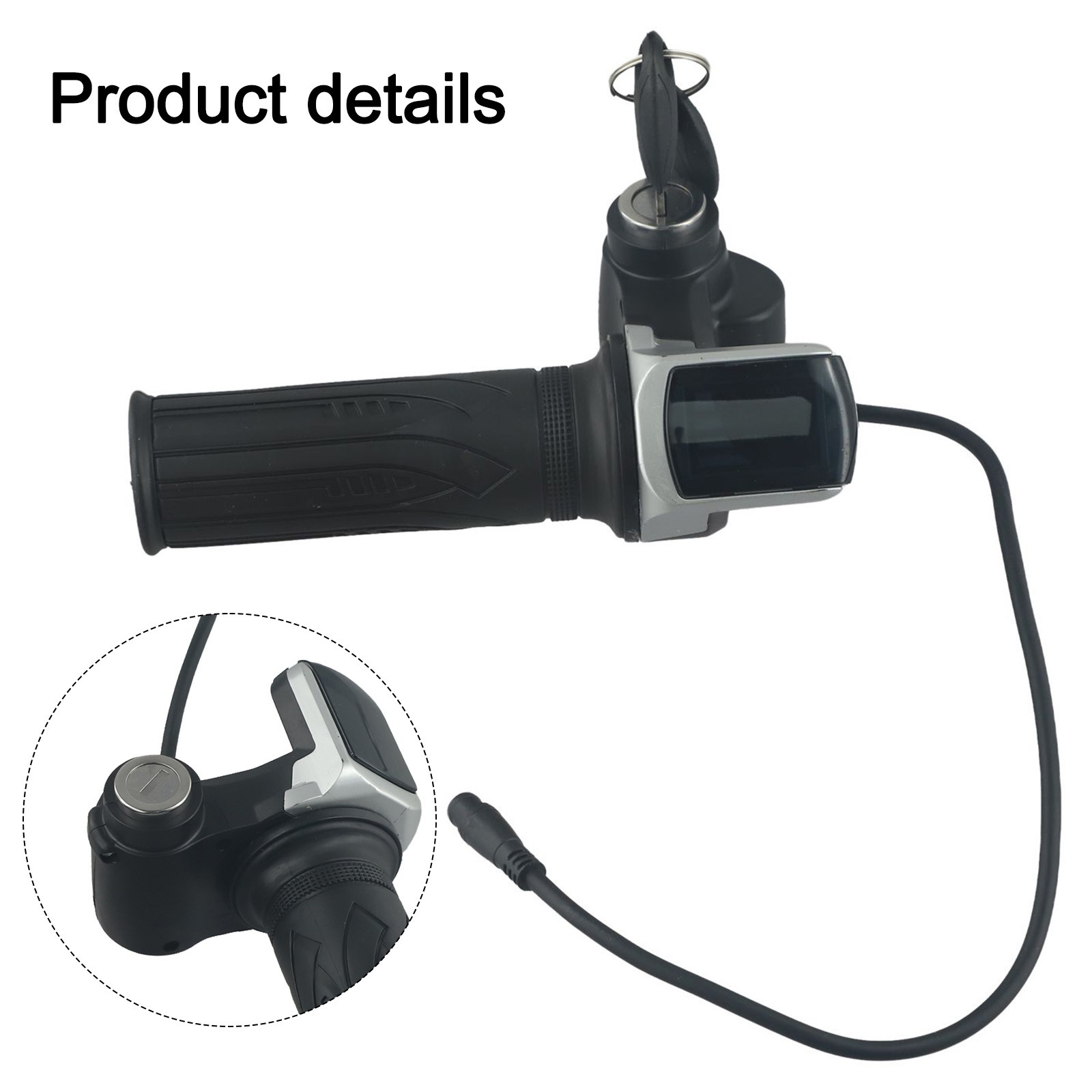 Electric Bicycle Thumb Throttle with Battery Capacity Indication Black Color - Picture 13 of 28