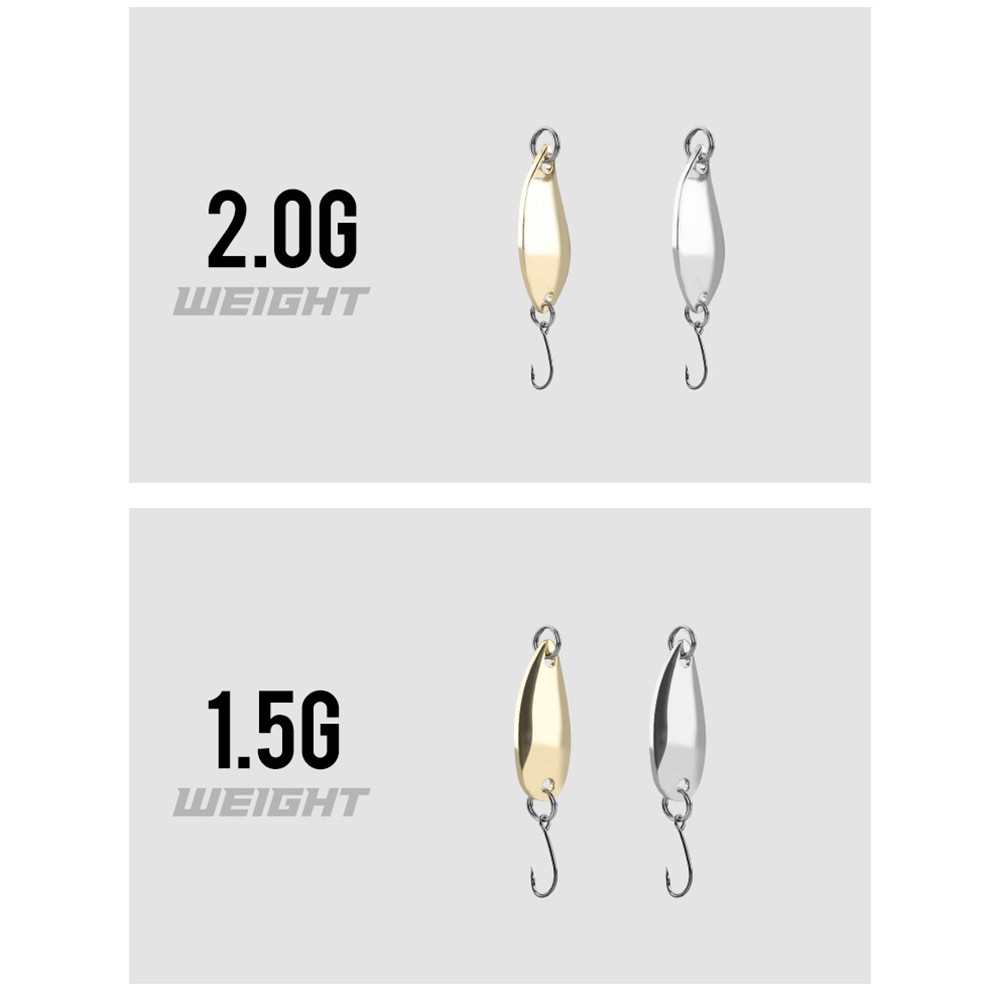 Conveniently Packaged 28PCS Fishing Spinner Lures Set in Sturdy Plastic Box - Zdjęcie 5 z 10