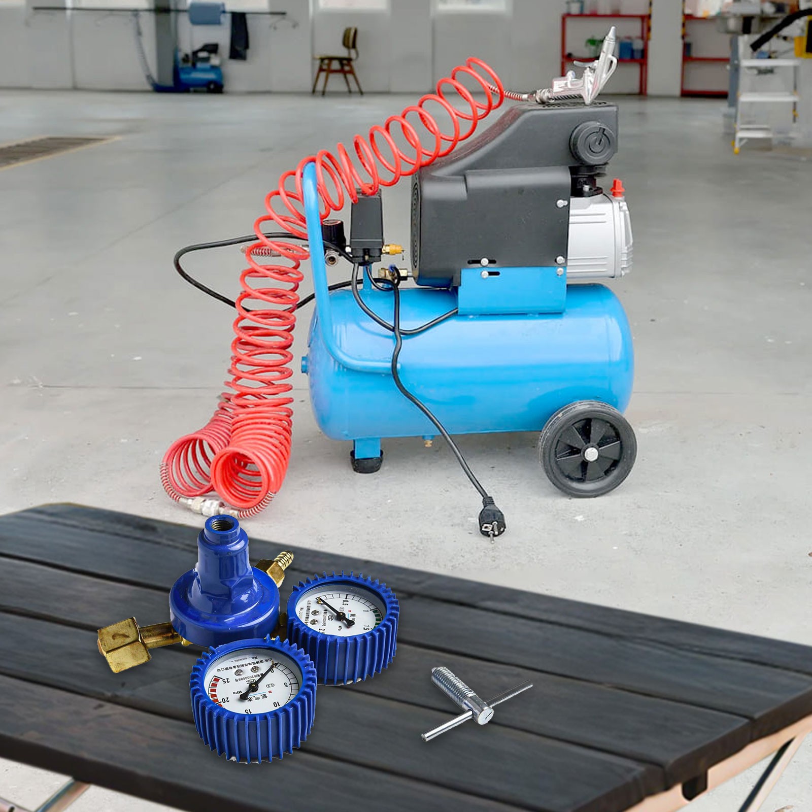 Shockproof Oxygen Acetylene Propane Gas Regulator for Welding Operations - Picture 15 of 45