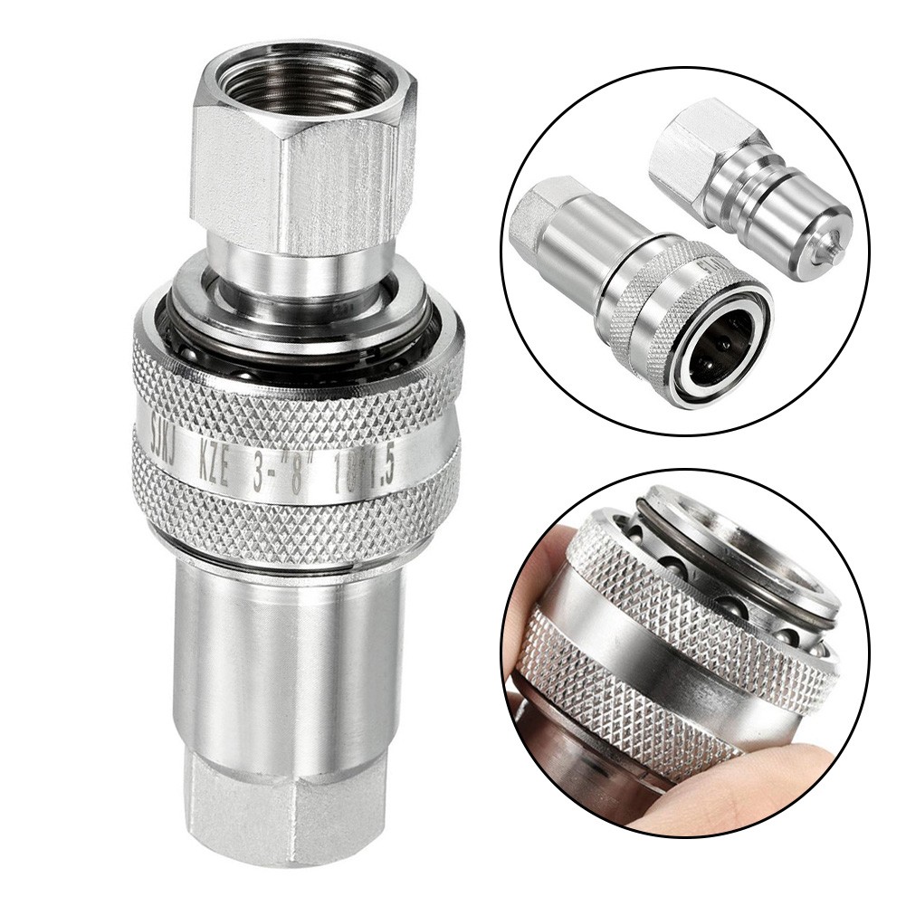 Hydraulikkupplung M18x1,5 - Schnellverbinder Für Baumaschinen Und Industrie