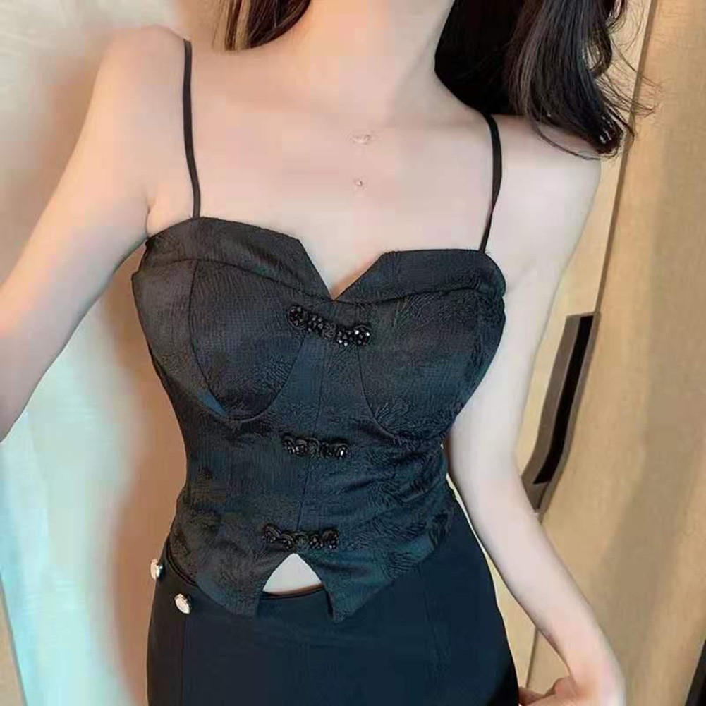 Stilvolles chinesisches Damen-Unterhemd perfekt für gesellige Zusammenkünfte u - Picture 30 of 31