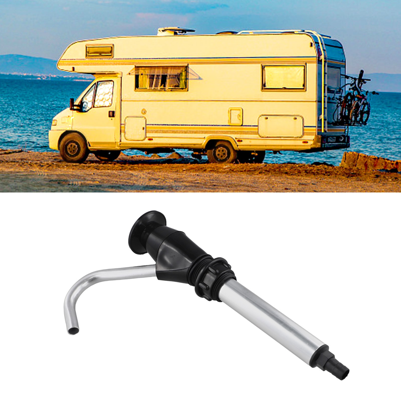Manual Water Pump Tap for Camper Trailers and Motorhomes with Easy Install - Picture 12 of 32