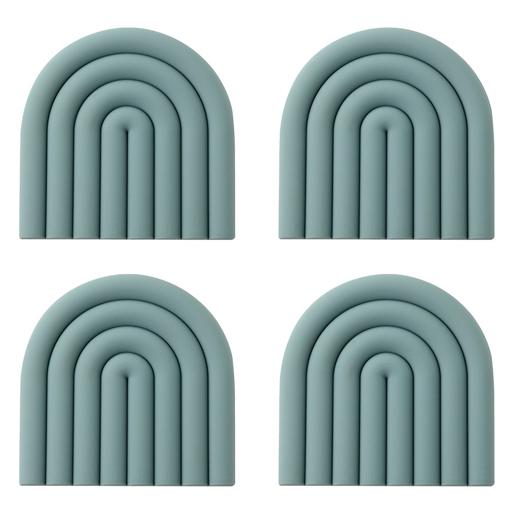 4pcs Insulated Silicone Trivets For Hot Dish Holders Stylish Kitchen Decor - Picture 22 of 42