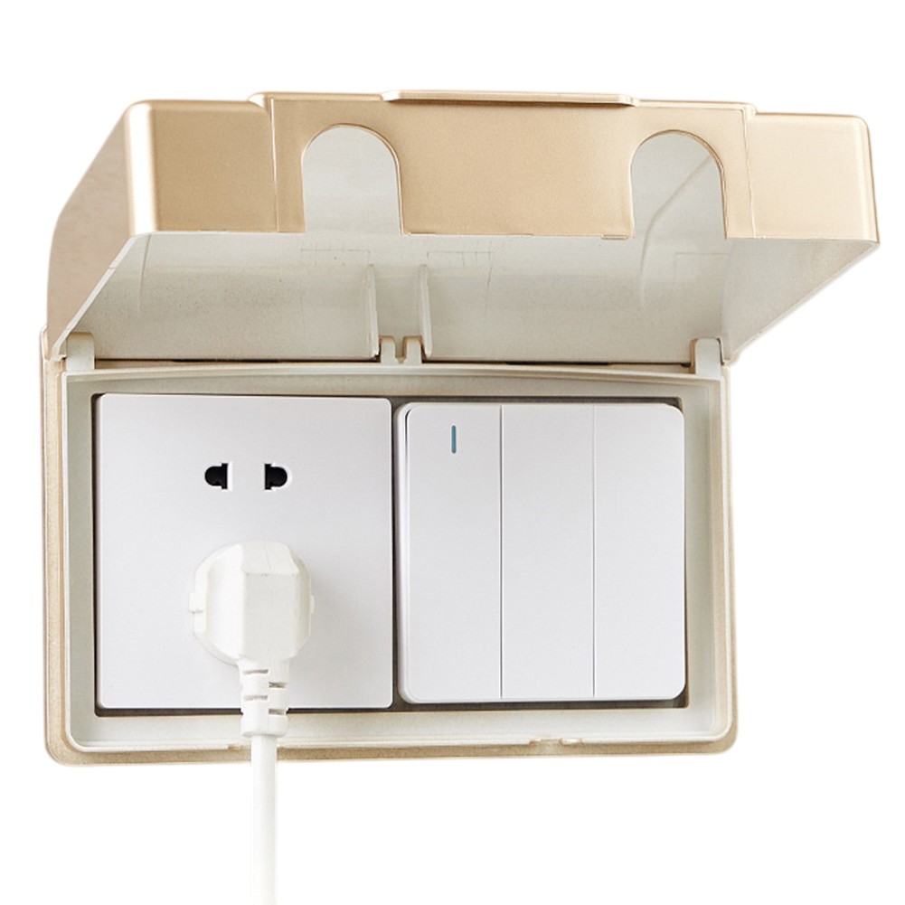 Waterproof Electrical Outlet Cover for Bathrooms and Kitchens Easy Setup