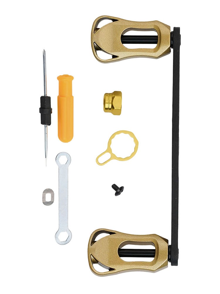 Premium Baitcastrolle Wippgriff Kohlefasermaterial Größe 105 mm - Bild 75 von 83