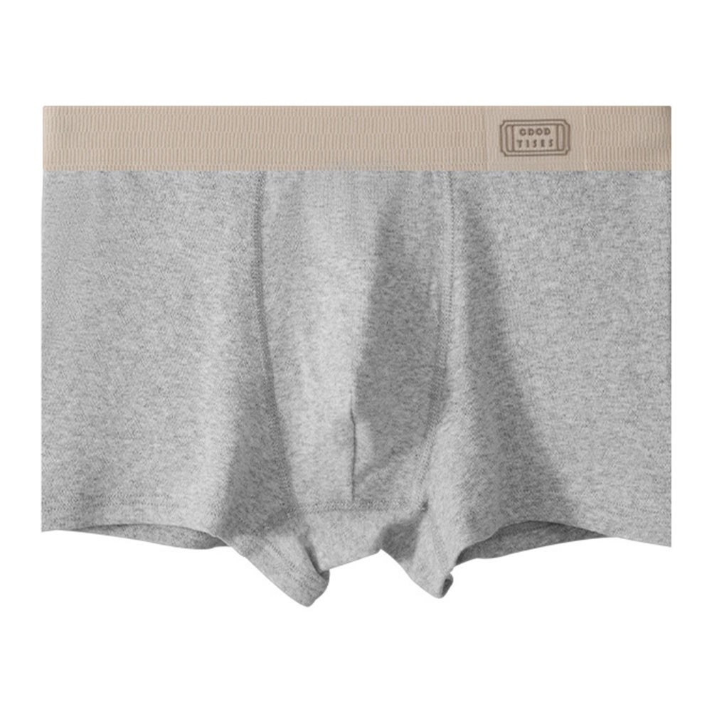Mens Boxer Briefs Solid Color Comfortable Cotton Underwear for Daily Wear - Picture 5 of 8