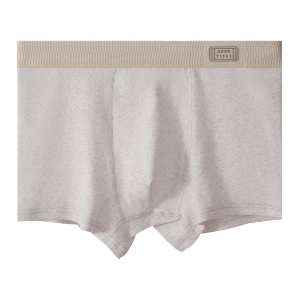 Mens Boxer Briefs Solid Color Comfortable Cotton Underwear for Daily Wear - Picture 7 of 8