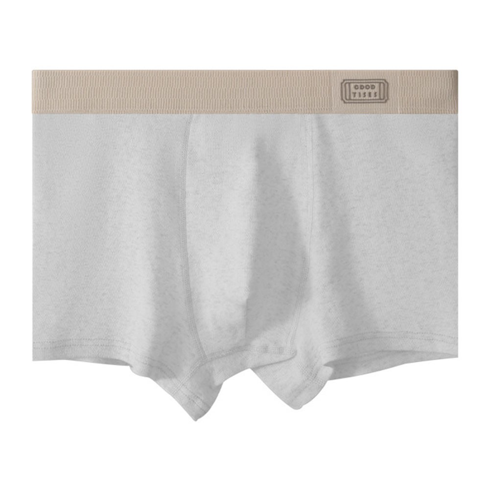 Mens Boxer Briefs Solid Color Comfortable Cotton Underwear for Daily Wear - Picture 8 of 8
