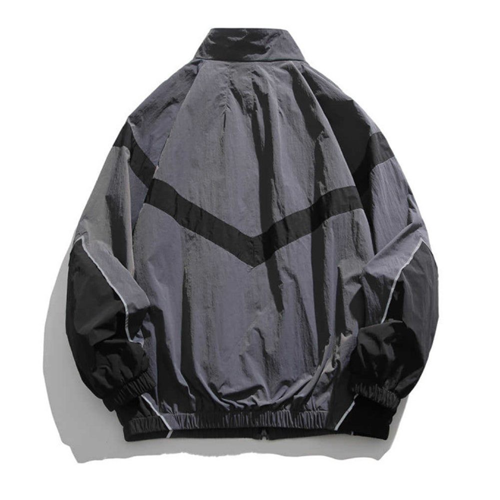 Spring Autumn Jacket for Men with Casual Style and Reflective Elements - Picture 17 of 60