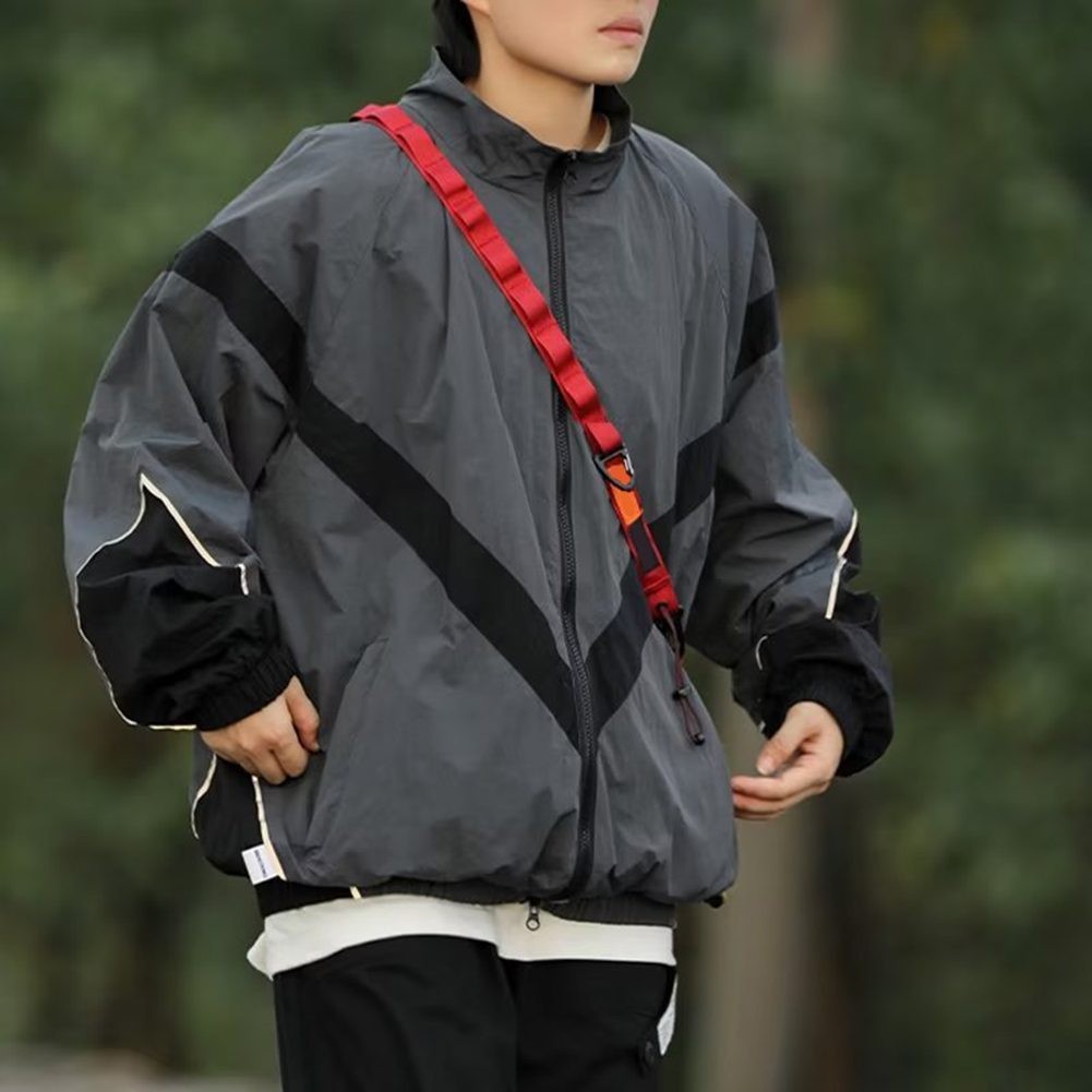 Spring Autumn Jacket for Men with Casual Style and Reflective Elements - Picture 15 of 60