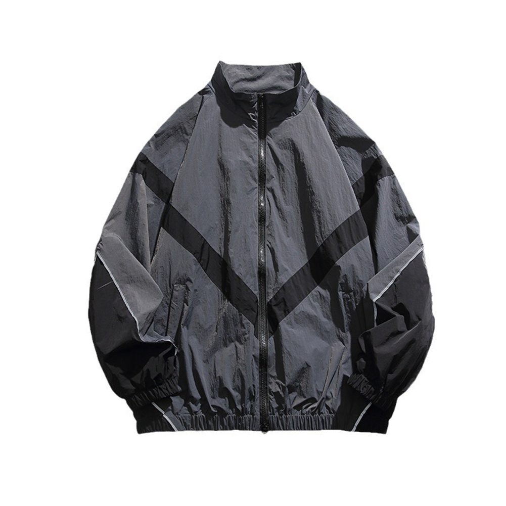 Spring Autumn Jacket for Men with Casual Style and Reflective Elements - Picture 21 of 60
