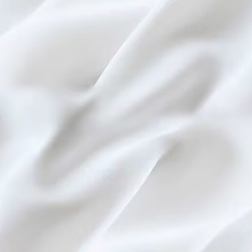 Fashionable Loose Fit Chiffon Shirt with Short Sleeves and Stylish Neckline - Picture 8 of 10