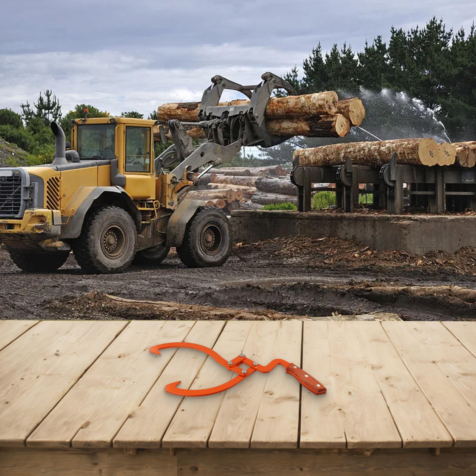 Innovative Design Log Tongs Built to Assist in Outdoor Wood Tasks Easily - Picture 19 of 25