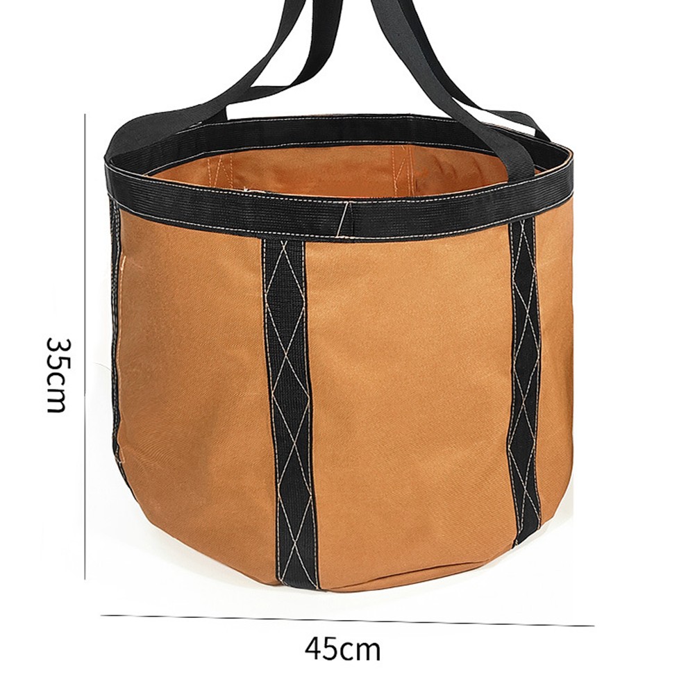 Electrician’s Must Have Large Round Tool Bag Made of Sturdy Oxford Material