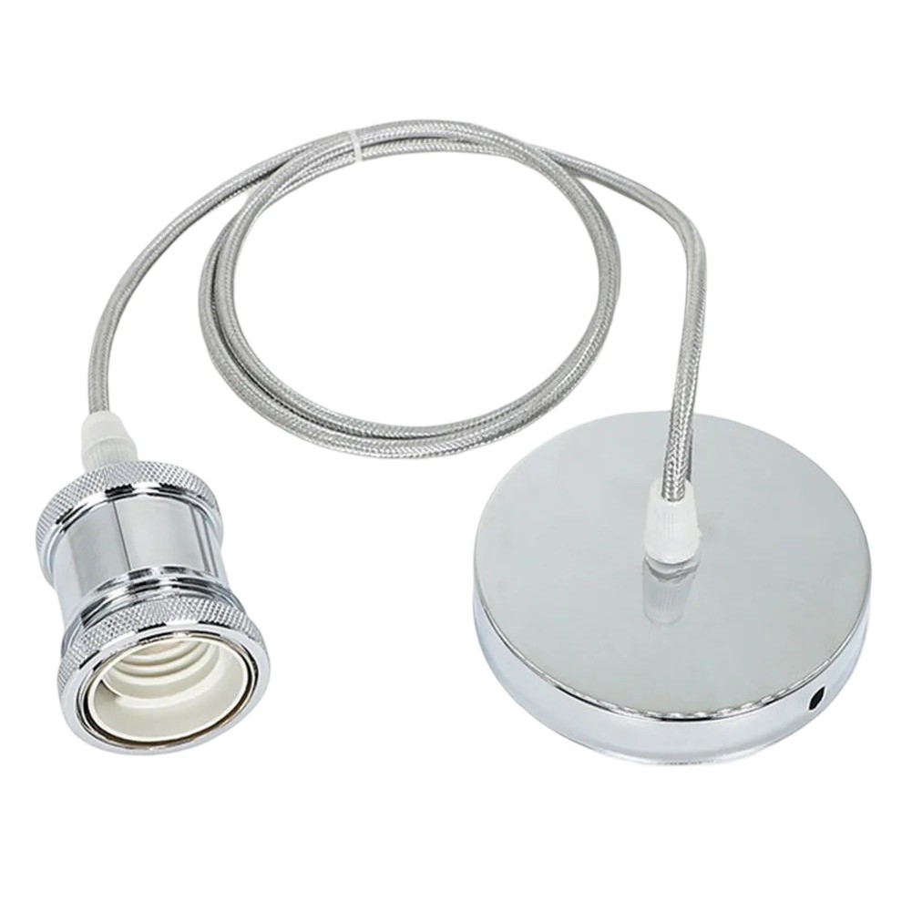 E27 Compatible Retro Ceiling Pendant Fitting for Enhancing Home Ambiance - Picture 13 of 26